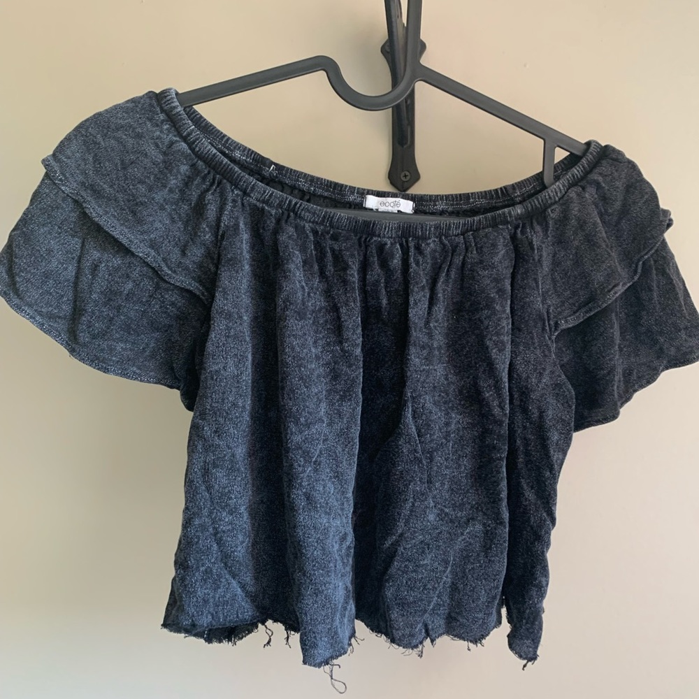 Coleté Cropped Off the shoulder top